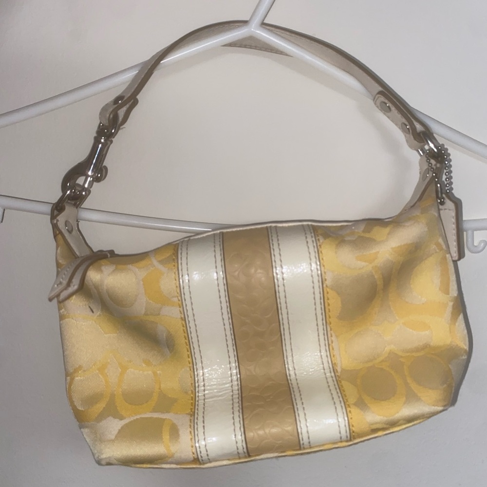 Coach Yellow Y2K Mini Purse